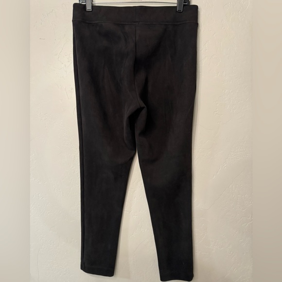 Andrew Marc Pants Faux Suede Pull-On Stretch Legging Black SZ MEDIUM - NEW! - Picture 5 of 16